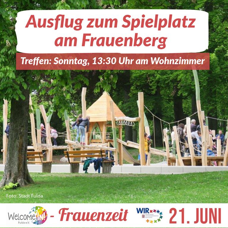 Ausflug zum Spielplatz am Frauenberg